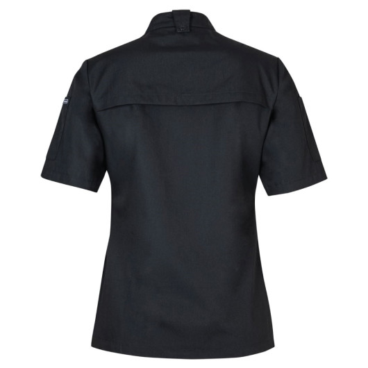 Ladies Snap Button Chef Jackets Back